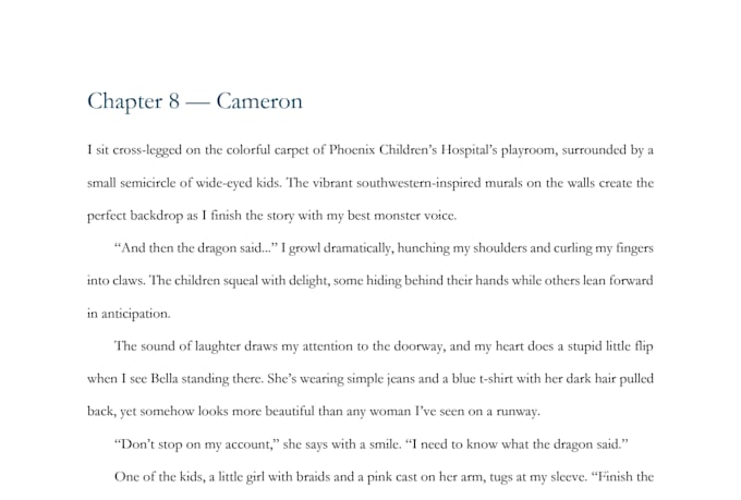 edit and refine your fiction manuscript for publication